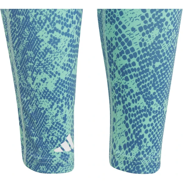 ADIDAS PERFORMANCE Tights In Easy Green-blue Fusion-white 4