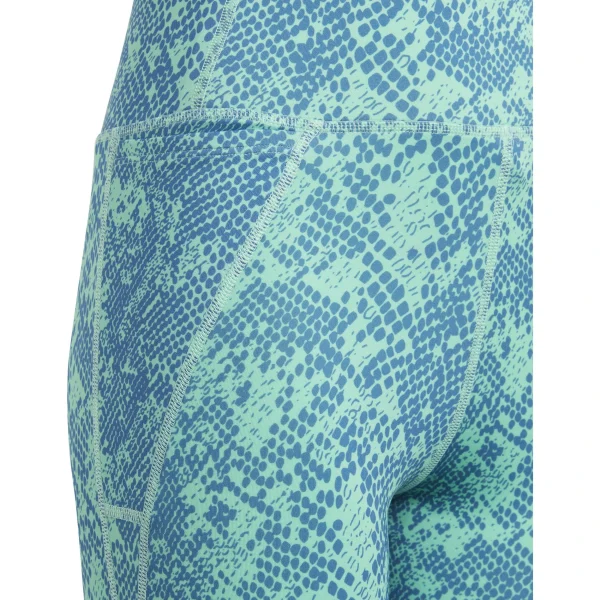 ADIDAS PERFORMANCE Tights In Easy Green-blue Fusion-white 5