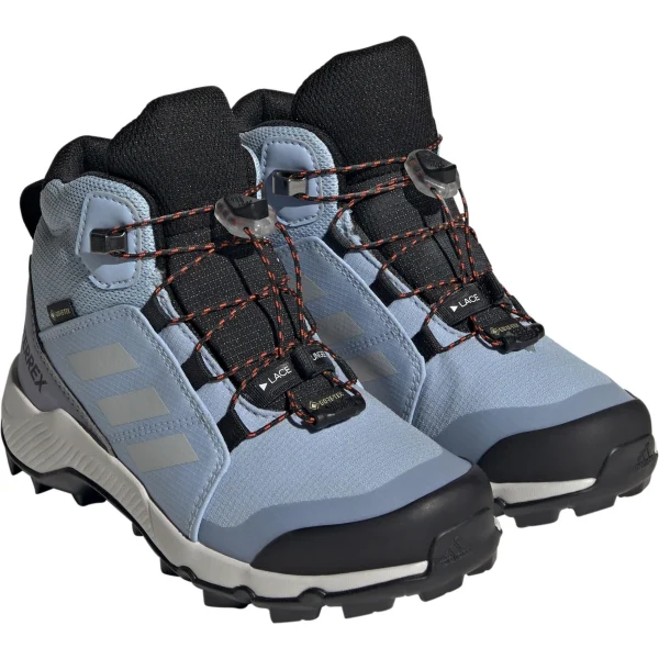 Adidas TERREX Wanderschuhe TERREX Mid GORE-TEX K In Blue Dawn-grey One-solar Gold 6