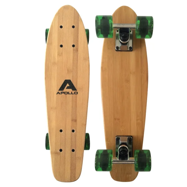 Apollo® Fancyboard – Cruiserboard ” Classic Green ” In Grün/holz 1