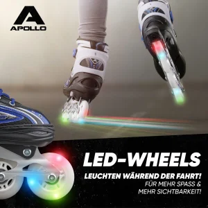 Apollo® Inline Skates ” Super Blades X-Pro ” In Blau 13