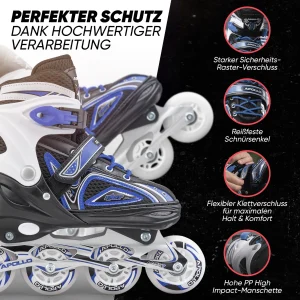 Apollo® Inline Skates ” Super Blades X-Pro ” In Blau 15