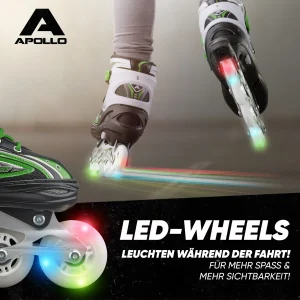 Apollo® Inline Skates ” Super Blades X-Pro ” In Grün 13