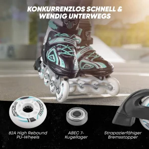 Apollo® Inline Skates ” Super Blades X-Pro ” In Mint 17