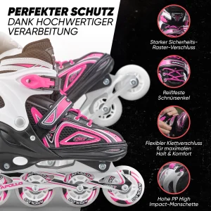 Apollo® Inline Skates ” Super Blades X-Pro ” In Pink 15