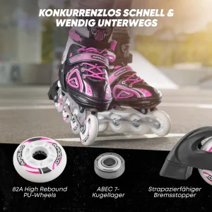 Apollo® Inline Skates ” Super Blades X-Pro ” In Pink 17