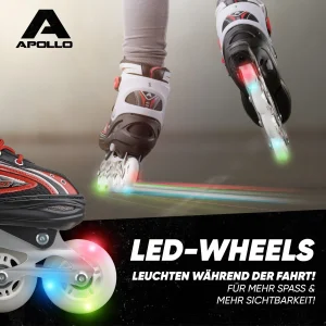 Apollo® Inline Skates ” Super Blades X-Pro ” In Rot 13