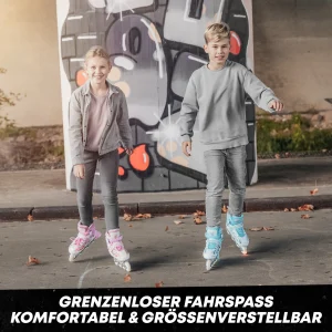 Apollo® Inline Skates ” Super Blades X-Pro ” In Weiß/pink 21