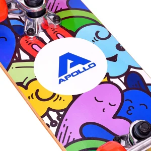 Apollo® Kinderskateboard ” Fluffy – 20″ Kinder Skateboard ” In Mehrfarbig 19