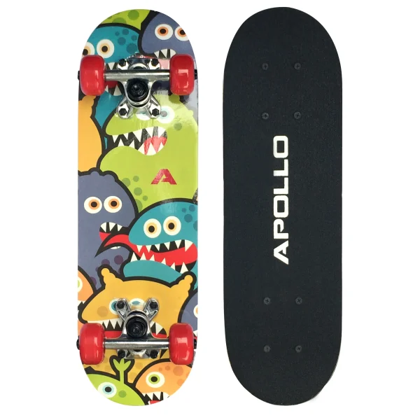 Apollo® Kinderskateboard ” Monsterskate ” In Mehrfarbig 1