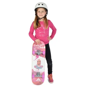 Apollo® Kinderskateboard ” Skaterprincess ” In Mehrfarbig 27