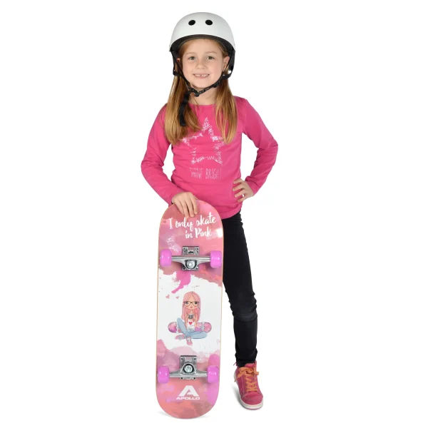 Apollo® Kinderskateboard ” Skaterprincess ” In Mehrfarbig 10