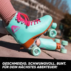 Apollo® Rollschuhe Kinder ” Classic Roller Retro ” In Lagoon – Mint 24