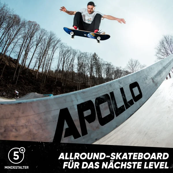 Apollo® Skateboard Kinder Und Erwachsene ” Earth Board ” In Mehrfarbig 4