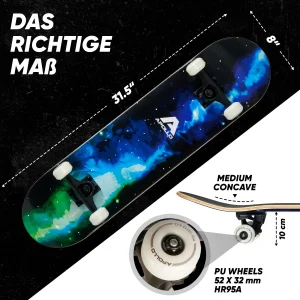 Apollo® Skateboard Kinder Und Erwachsene ” Galaxy Board ” In Mehrfarbig 17