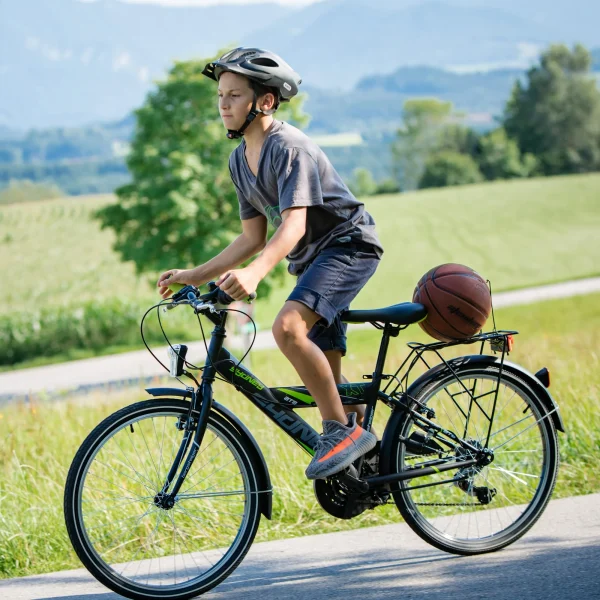 Bergsteiger Citybike 24″ StVZO “Sydney” In Schwarz/Grün 6