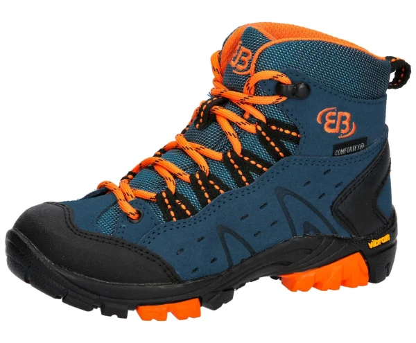 Brütting Wanderschuh “Mount Bona High Kids” In Blau 1