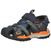 Geox Sandalen In Blau/Orange 8