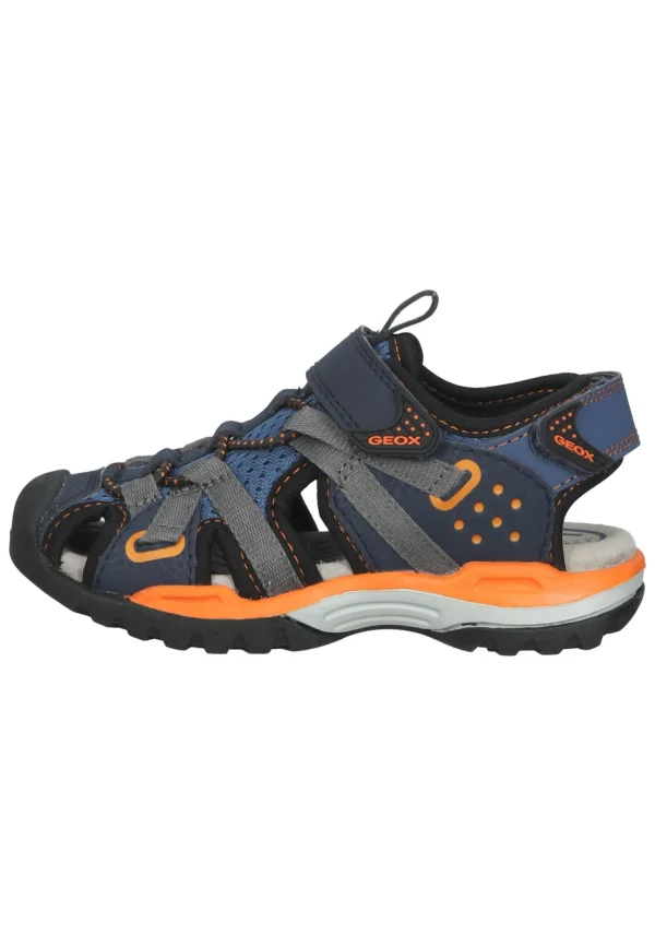 Geox Sandalen In Blau/Orange 3