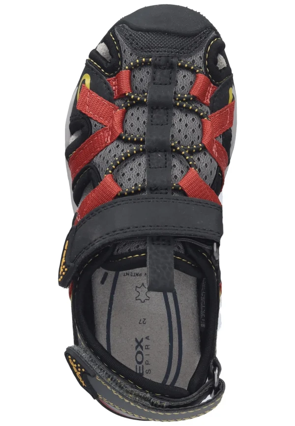 Geox Sandalen In Schwarz/Rot 7