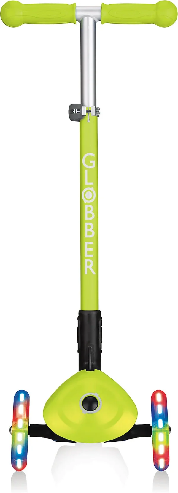 GLOBBER Scooter PRIMO FOLDABLE, Leuchtrollen, Grün 3