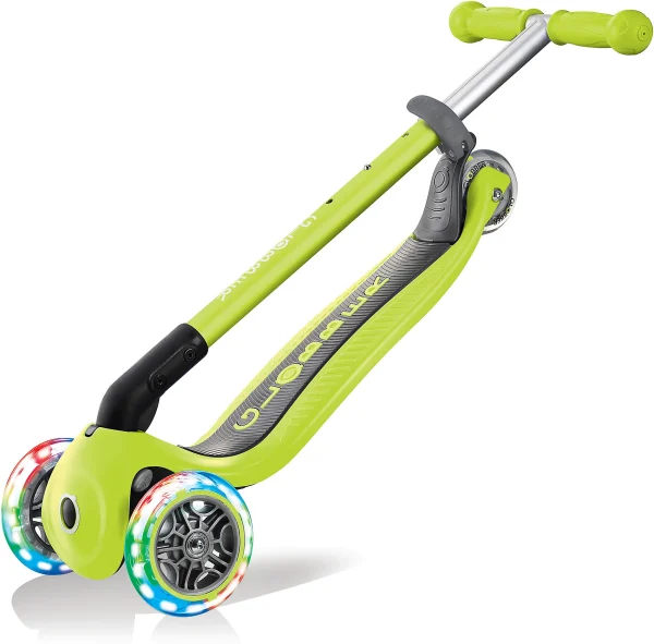 GLOBBER Scooter PRIMO FOLDABLE, Leuchtrollen, Grün 9