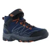 Hi-Tec Trekkingschuhe “Blackout Mid” In Dunkelblau/ Orange 16