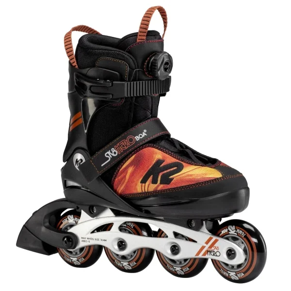 K2 Inlineskates SK8 Hero Boa Alu Junior In Schwarz 1