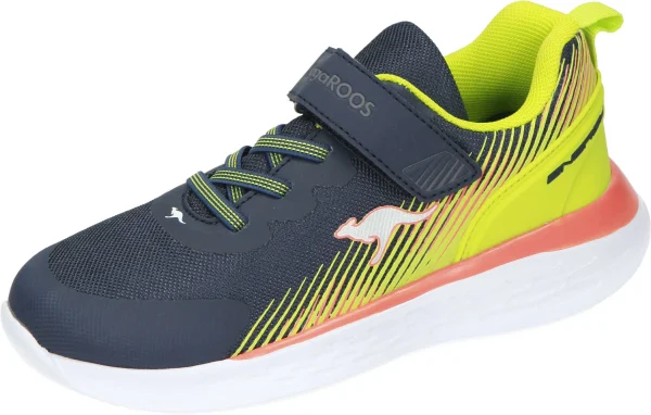 KangaRoos Fitnessschuhe / Hallenschuhe In Dk Navy/lime 1