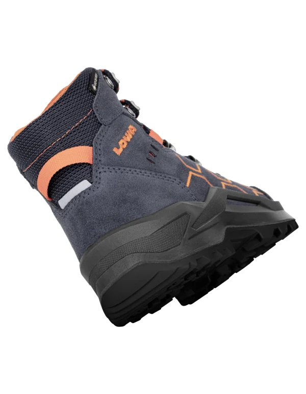 Lowa Outdoorschuh In Stahlblau/orange 4