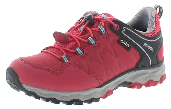 Meindl Freizeitschuhe ONTARIO JUNIOR GTX In Erdbeer/Türkis 1