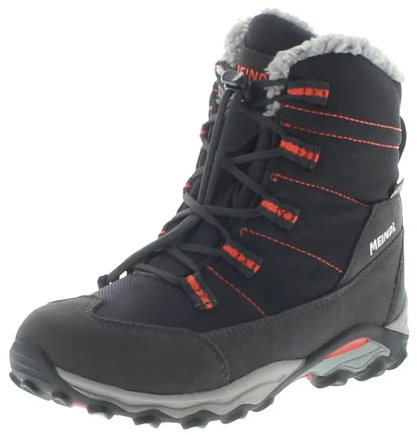 Meindl Kinderstiefel Yolup Junior GTX In Schwarz Orange 1