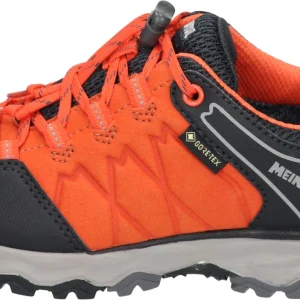 Meindl Wanderschuhe / Wanderstiefel In Leuchtorange/schwarz 10