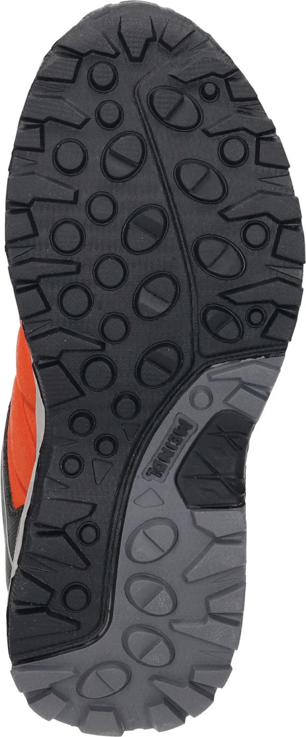 Meindl Wanderschuhe / Wanderstiefel In Leuchtorange/schwarz 7