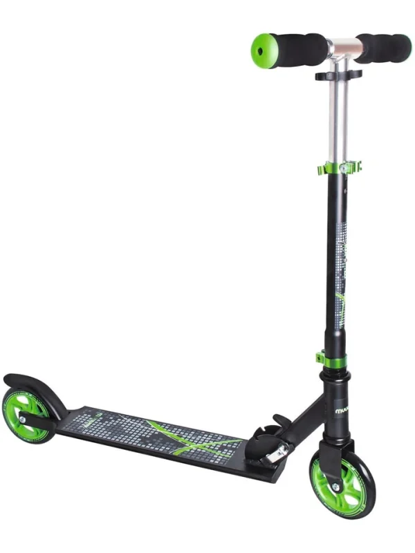 Scooter “muuwmi Aluminium Scooter 125” In Schwarz/ Grün – Ab 5 Jahren 1