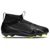 Nike Performance Fußballschuhe JR Mercurial ZOOM SUPERFLY 9 ACAD FG/MG In Black-dk Smoke Grey-summit White-volt 22