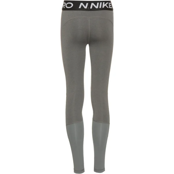 Nike Performance Tights Pro In Carbon Heather-white 4