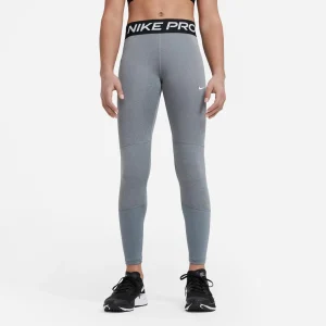 Nike Performance Tights Pro In Carbon Heather-white 22