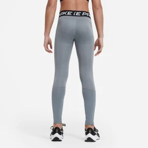 Nike Performance Tights Pro In Carbon Heather-white 24