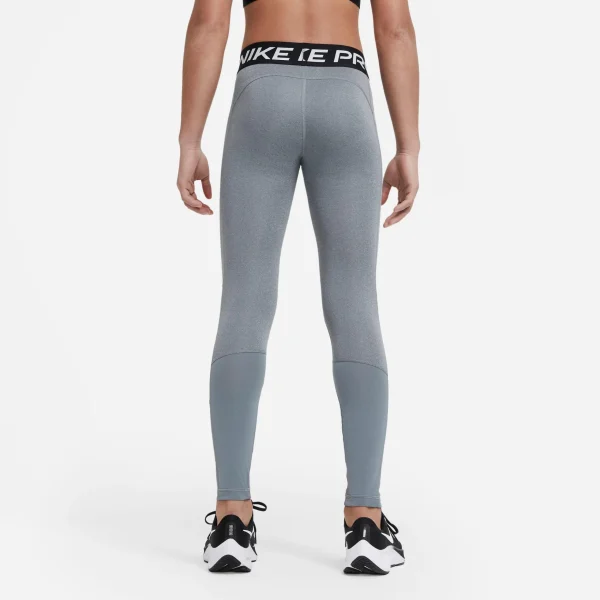 Nike Performance Tights Pro In Carbon Heather-white 8