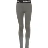 Nike Performance Tights Pro In Carbon Heather-white 13