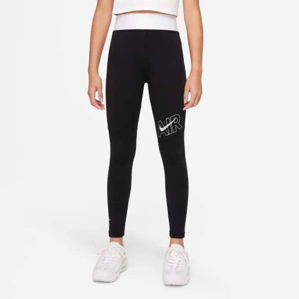 Nike Sportswear Leggings NSW AIR ESSENTIALS In Black-white-lt Smoke Grey 6