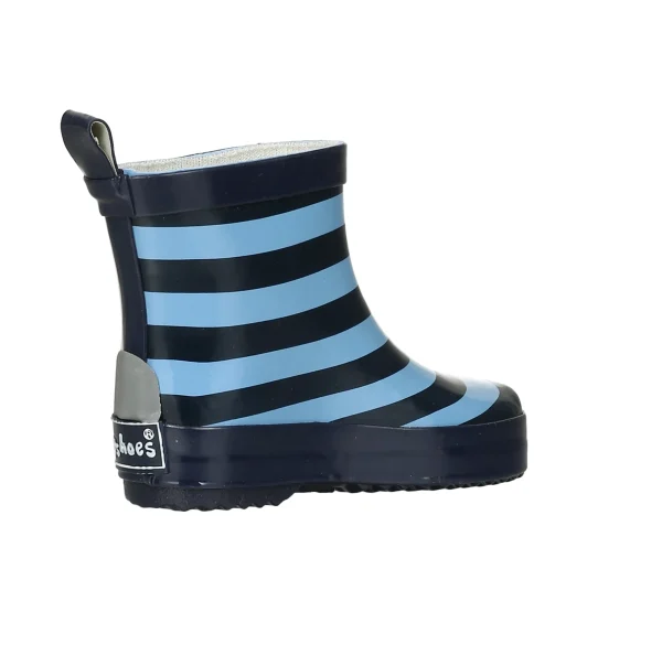 Playshoes Gummistiefel Halbschaft Ringel In Marine/Hellblau 4