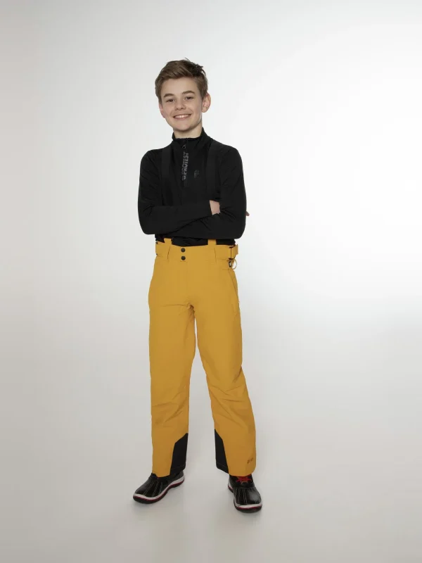 Protest Skihose ” BORK JR In Dark Yellow 4