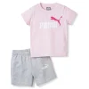 Puma Trainingsanzug Minicats Tee&Shorts Set In Grau 14