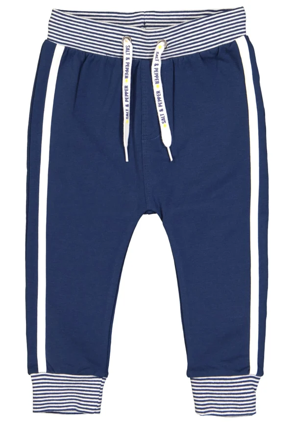 Salt And Pepper Trousers Trousers In Ink Blue 1