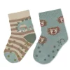 Sterntaler ABS-Krabbelsöckchen Dino + Löwe, 2er-Pack In Beige 13