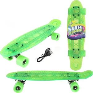 Toi Toys Skateboard Mit Licht, 55 Cm, Sechs Varianten (inkl. Akku) 14