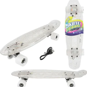 Toi Toys Skateboard Mit Licht, 55 Cm, Sechs Varianten (inkl. Akku) 24