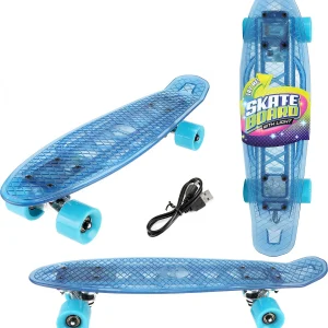 Toi Toys Skateboard Mit Licht, 55 Cm, Sechs Varianten (inkl. Akku) 26